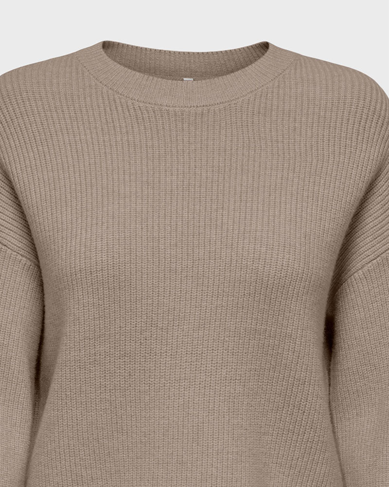 ONLY ONLIBI LS RIB LOOSE PULLOVER CC KNT - 15360906