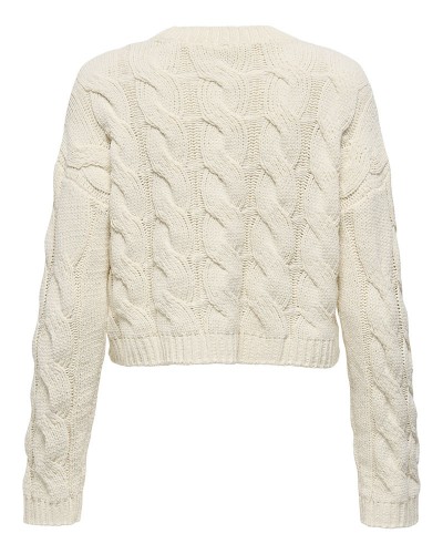 ONLY ONLELLY LIFE LS CABEL O-NECK CC KNT - 15360759