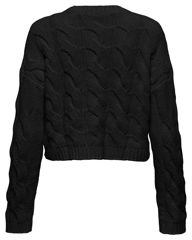 ONLY ONLELLY LIFE LS CABEL O-NECK CC KNT - 15360759