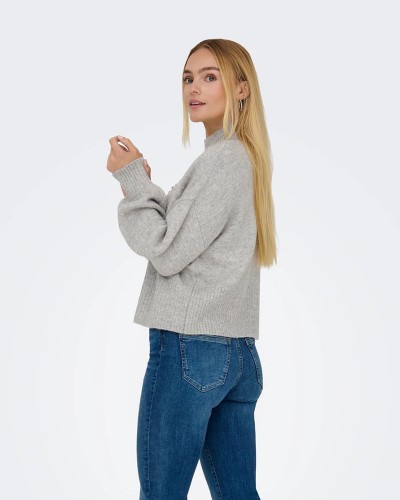 ONLY ONLWAKEFIELD LIFE LS BLING HIGHNECK KNT - 15361129