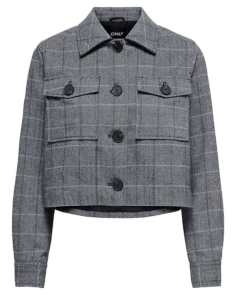 ONLY ONLDAGMAR LIFE CHECK SHORT JACKET OTW - 15361764