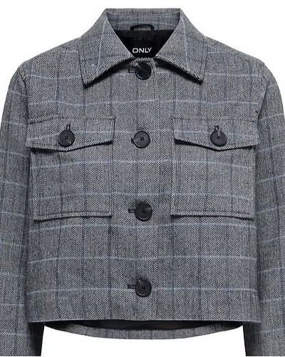ONLY ONLDAGMAR LIFE CHECK SHORT JACKET OTW - 15361764