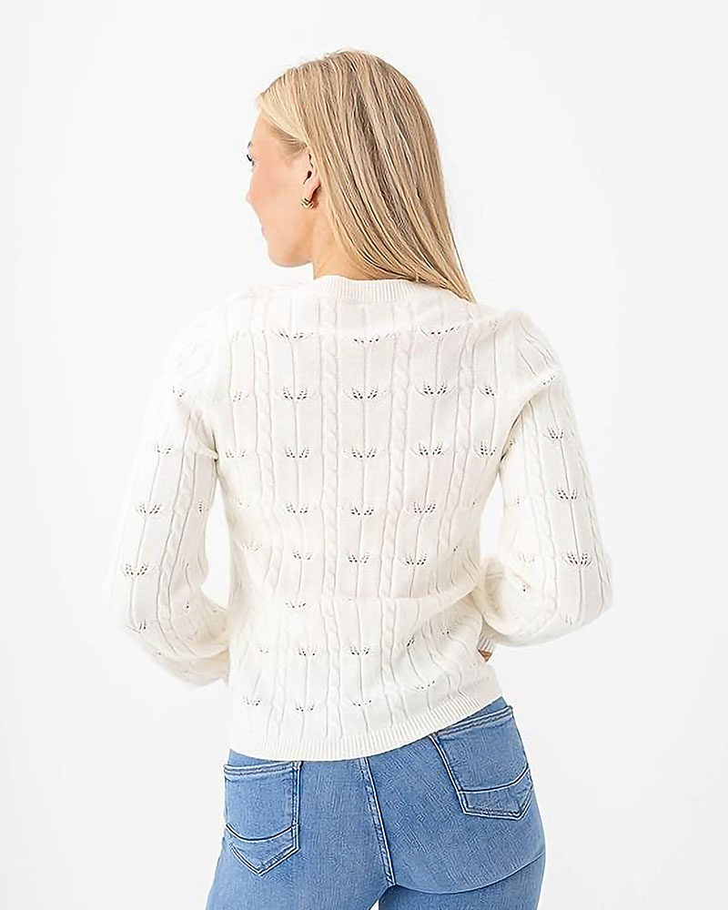 ONLY ONLKATIA LS STRUCTURE O-NECK PULL CC KNT - 15360900