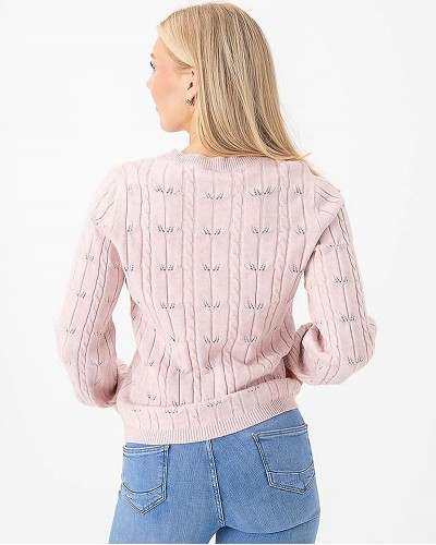 ONLY ONLKATIA LS STRUCTURE O-NECK PULL CC KNT - 15360900