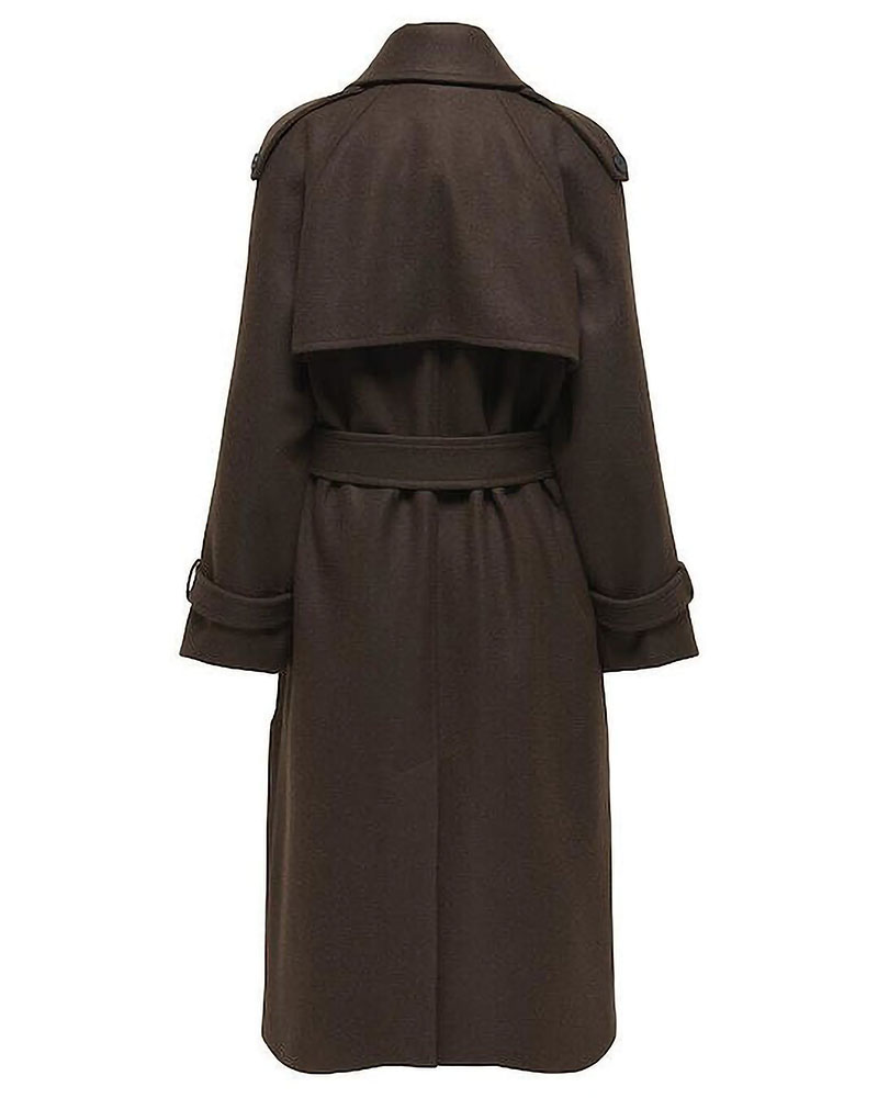 ONLY ONLDEAR-TRILLION LONG BELT COAT PNT - 15344734