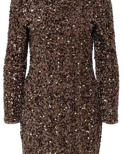 ONLY ONLCONFIDENCE L/S DEEP SEQUINS DRESSJRS. - 15360167