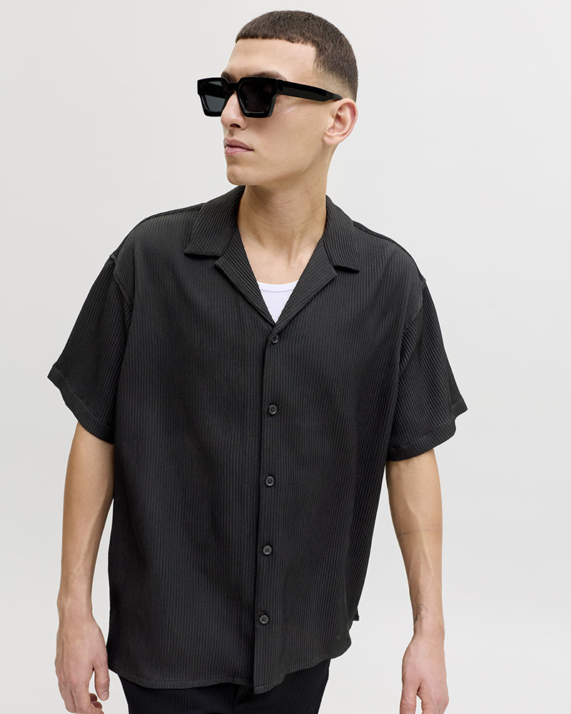 JACK & JONES JJEHARRISON RESORT SHIRT SS SN - 12289086