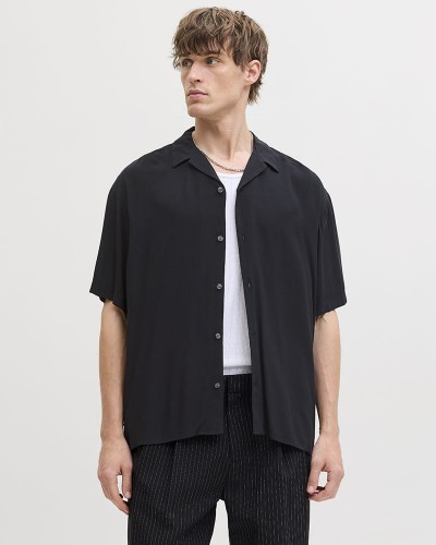 JACK & JONES JJEJEFF RESORT SOLID SHIRT SS SN - 12288852