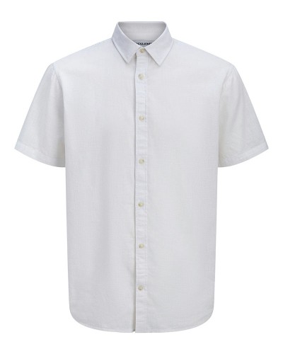 JACK & JONES JJESUMMER LINEN BLEND SHIRT S/S SN - 12289160