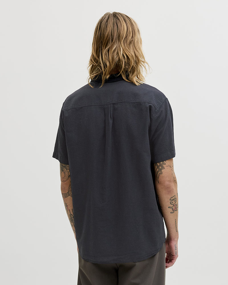 JACK & JONES JJESUMMER LINEN BLEND SHIRT S/S SN - 12289160