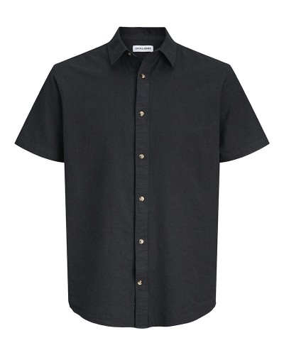 JACK & JONES JJESUMMER LINEN BLEND SHIRT S/S SN - 12289160