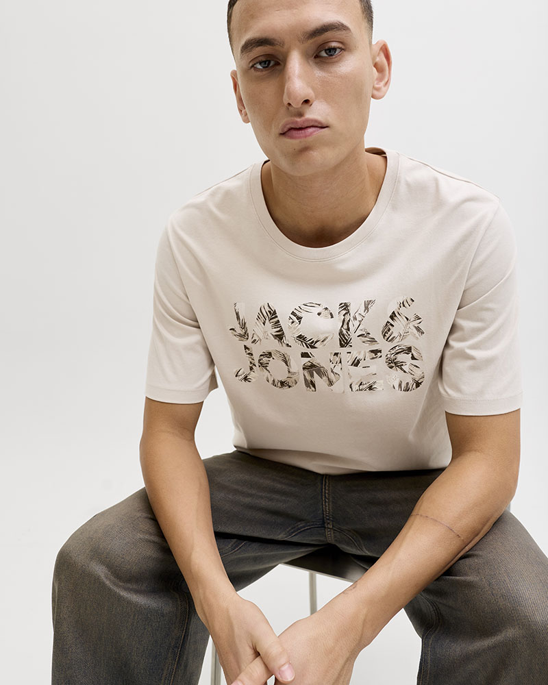 JACK & JONES JJEJEFF LOGO TEE SS SN - 12288536