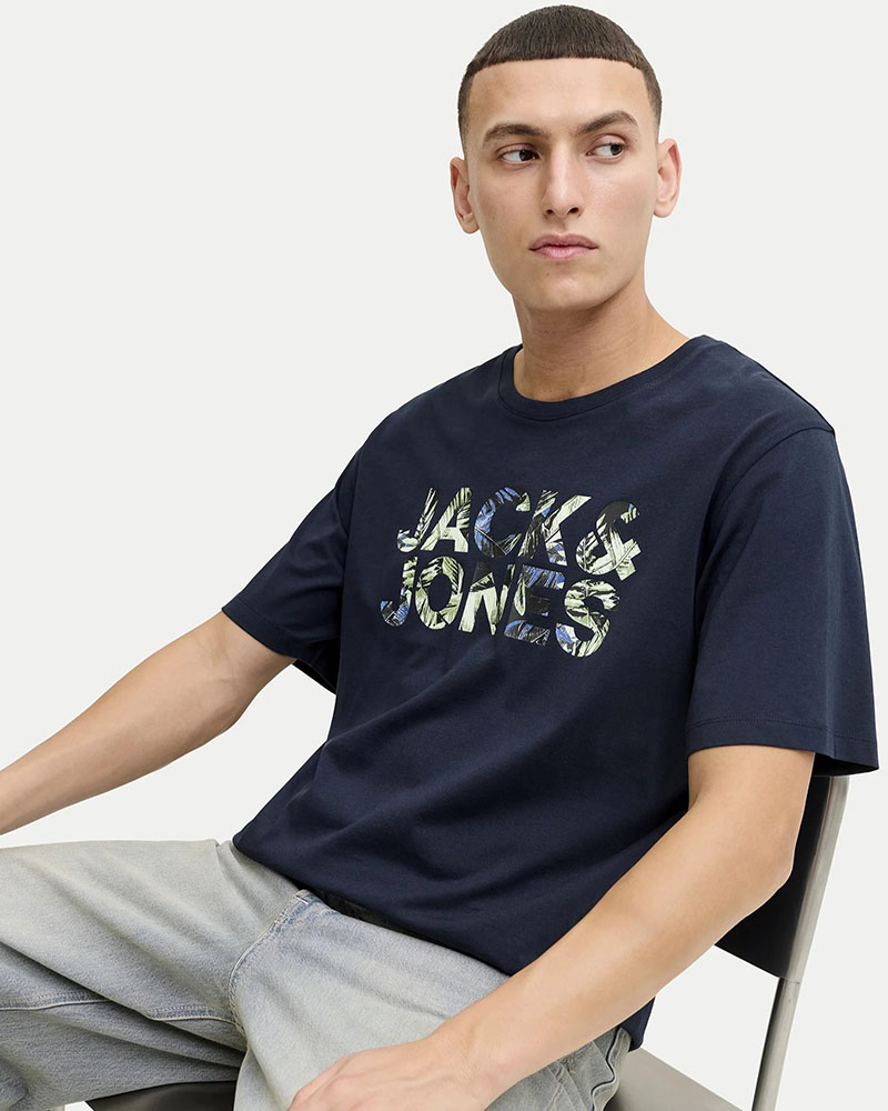 JACK & JONES JJEJEFF LOGO TEE SS SN - 12288536