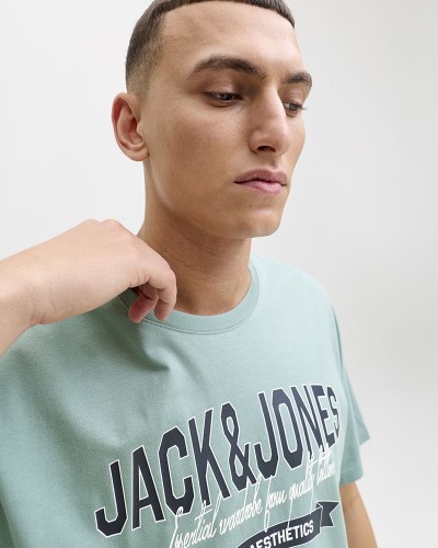 JACK & JONES JJELOGO TEE SS O-NECK 2 COL SS26 SN - 12288016