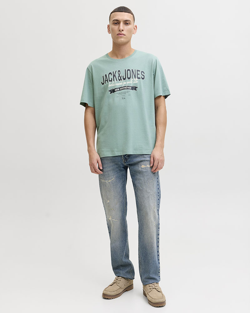 JACK & JONES JJELOGO TEE SS O-NECK 2 COL SS26 SN - 12288016