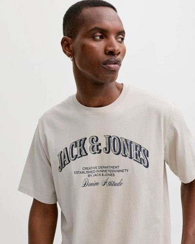 JACK & JONES JJEDENVER GRAPHIC TEE SS O-NECK SN - 12291213