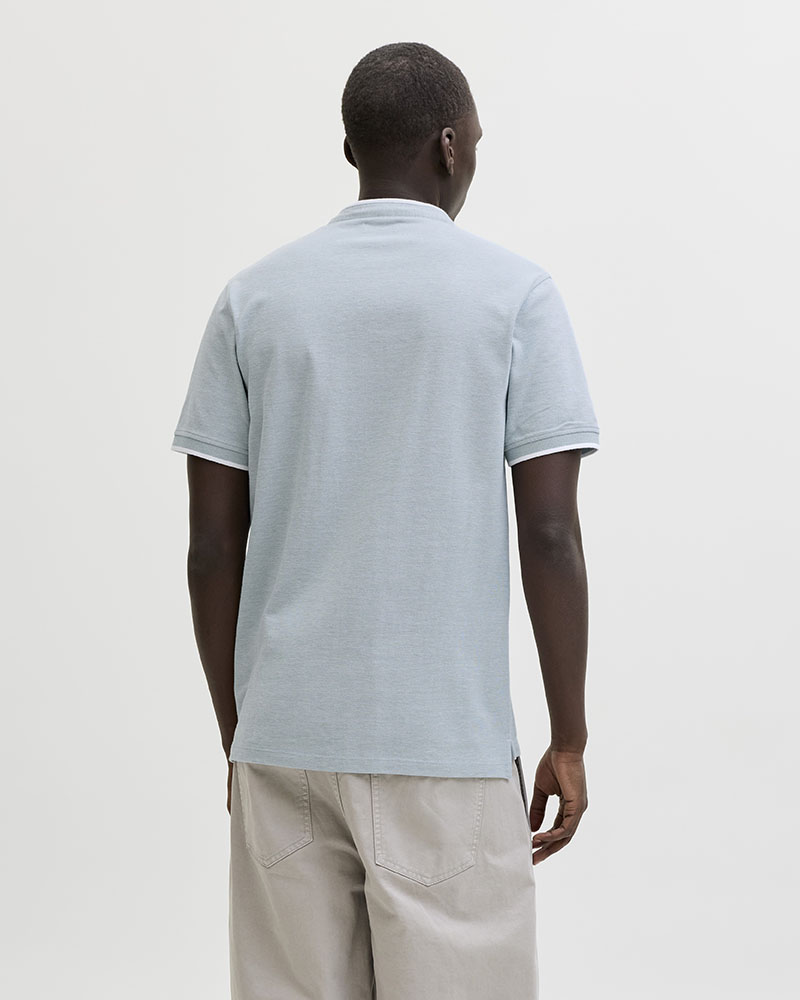 JACK & JONES JJEPAULOS MAO POLO SS NOOS - 12199711