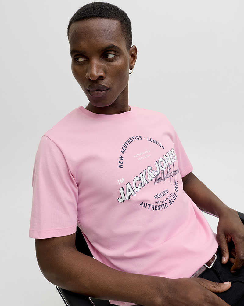 JACK & JONES JJELOGO TEE SS O-NECK 2 COL SS26 SN - 12288016