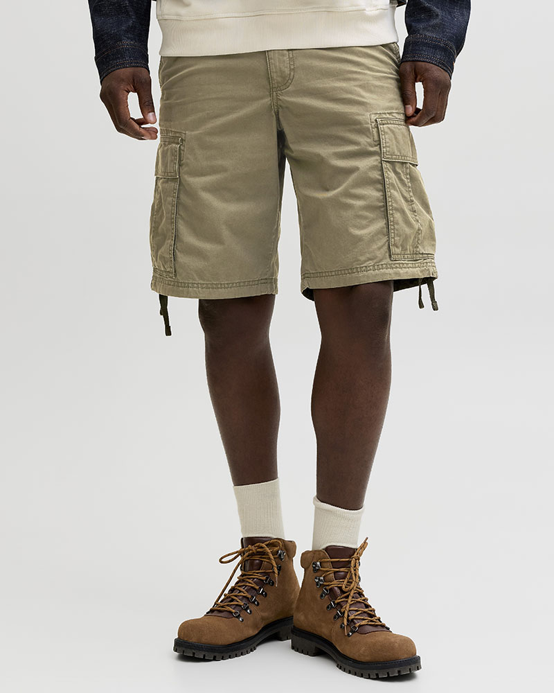 JACK & JONES JPSTCOLE FRANK CARGO SHORTS MID SN - 12291369