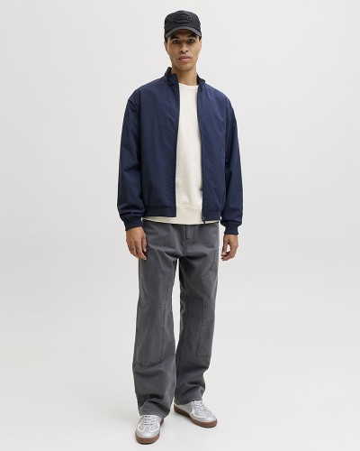 JACK & JONES JJECHARGE STAND COLLAR BOMBER NOOS - 12288895