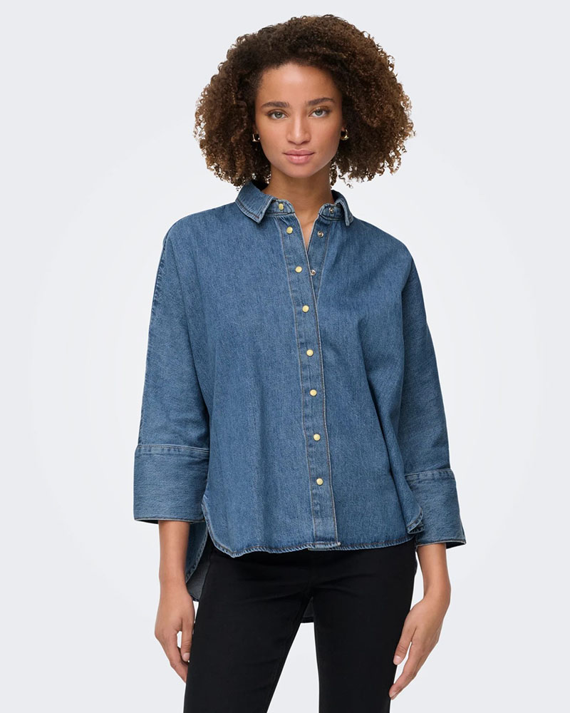 ONLY ONLGRACE-ELLI 3/4 SL DNM SHIRT AKM - 15335590