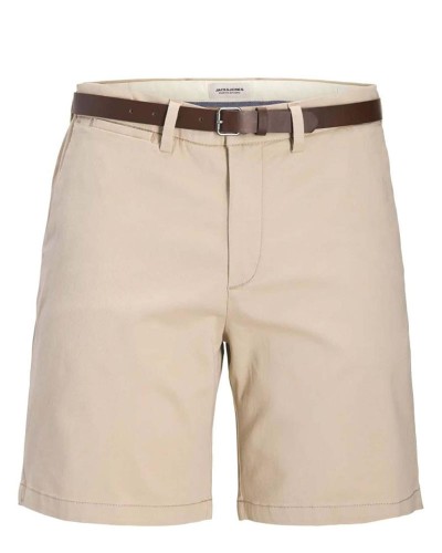 JACK & JONES  JPSTADAM BELTED CHINO SHORTS REG - 12288603