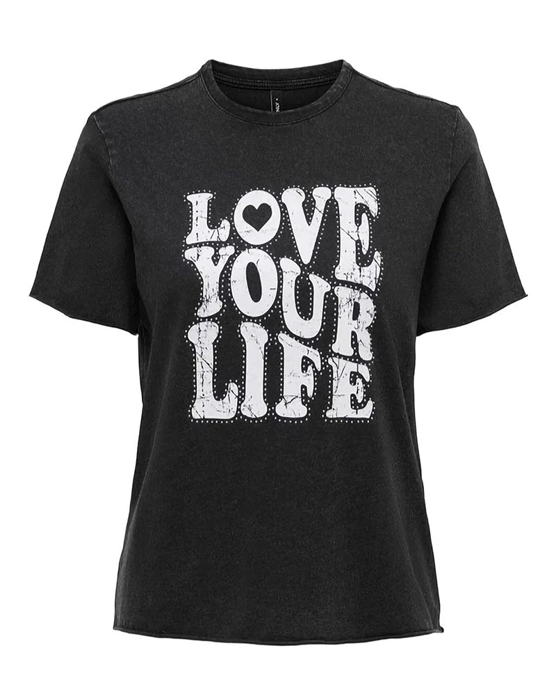 ONLY ONLLUCY REG S/S STUD TOP BOX CC JRS - 15366024