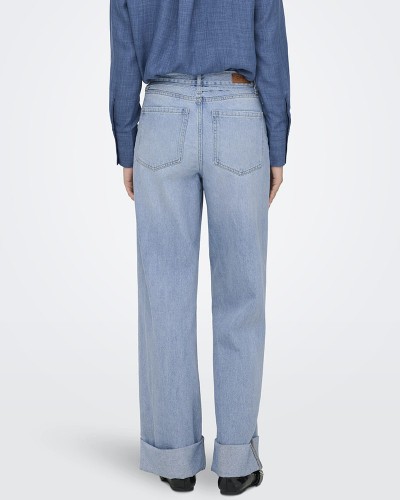 ONLY ONLBROOME HW WIDE FOLD-UP BELT DNM TAI - 15364548