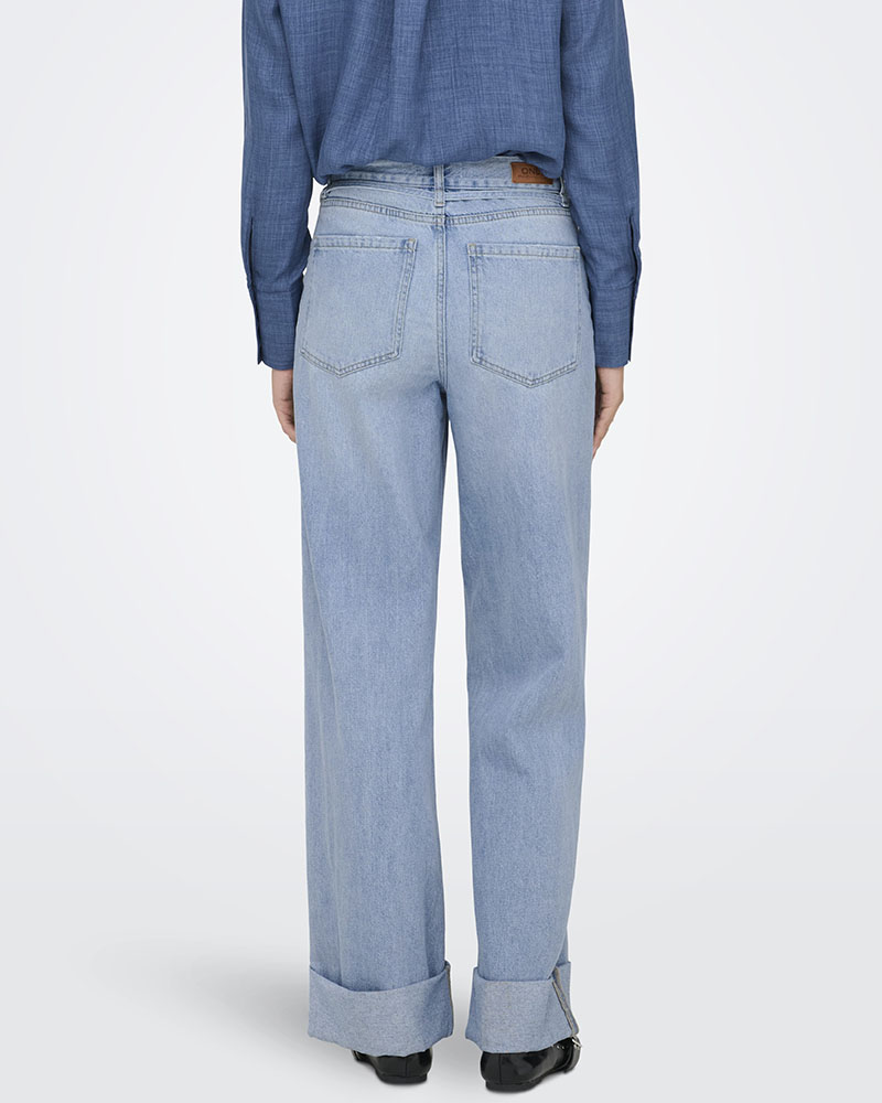 ONLY ONLBROOME HW WIDE FOLD-UP BELT DNM TAI - 15364548