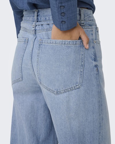 ONLY ONLBROOME HW WIDE FOLD-UP BELT DNM TAI - 15364548