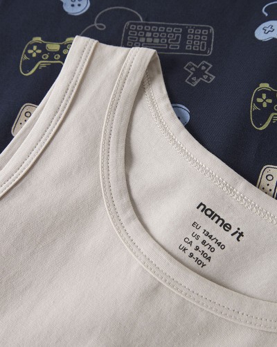 NAME IT NKMTANK TOP 2P NAVY GAMER NOOS - 13250836