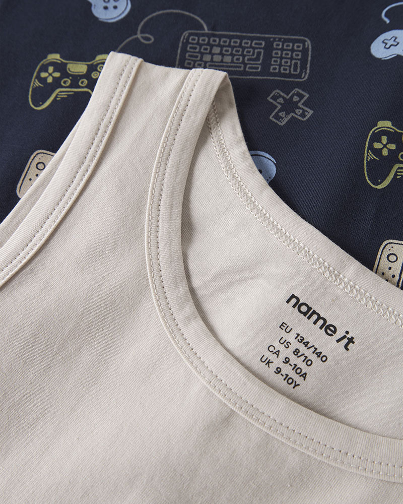 NAME IT NKMTANK TOP 2P NAVY GAMER NOOS - 13250836