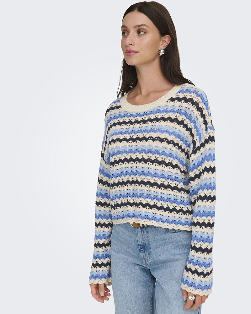 ONLY ONLASA LS O-NECK KNT NOOS - 15339609