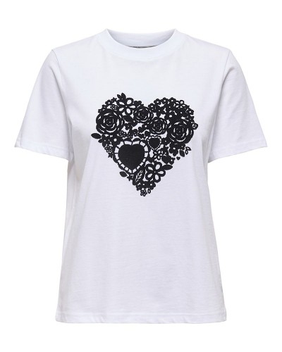 ONLY ONLNINA HEART S/S TEE JRS - 15371489 ONLY ONLNINA HEART S/S TEE JRS - 15371489
