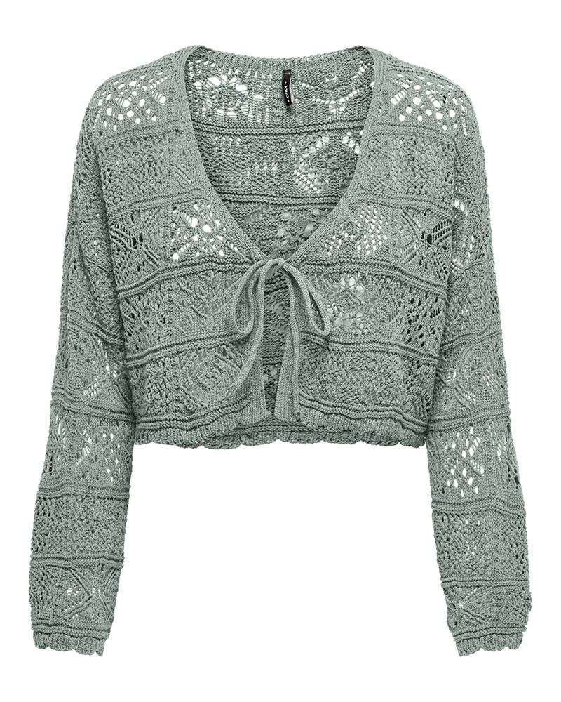 ONLY ONLBEACH 7/8 TIE CARDIGAN KNT NOOS - 15257604