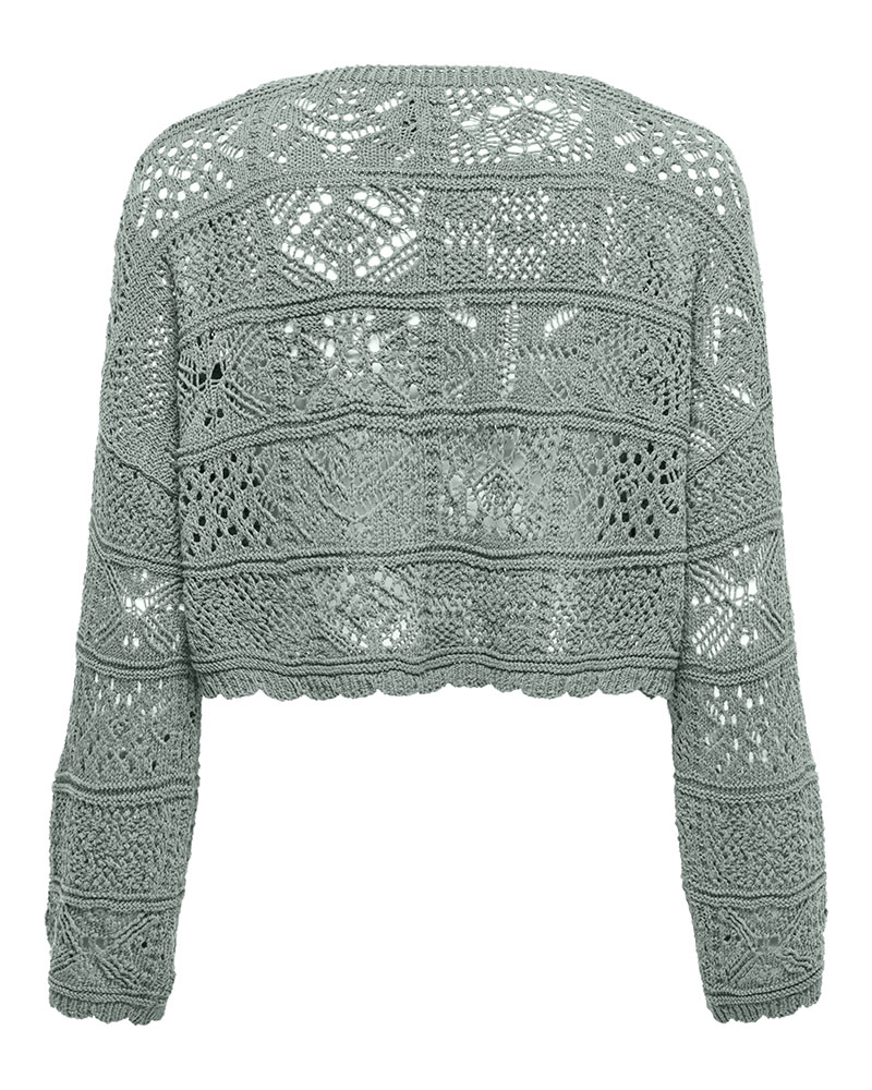 ONLY ONLBEACH 7/8 TIE CARDIGAN KNT NOOS - 15257604