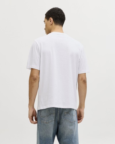 JACK & JONES JJHONOLULU SHAPE TEE SS CREW NECK LN - 12288088