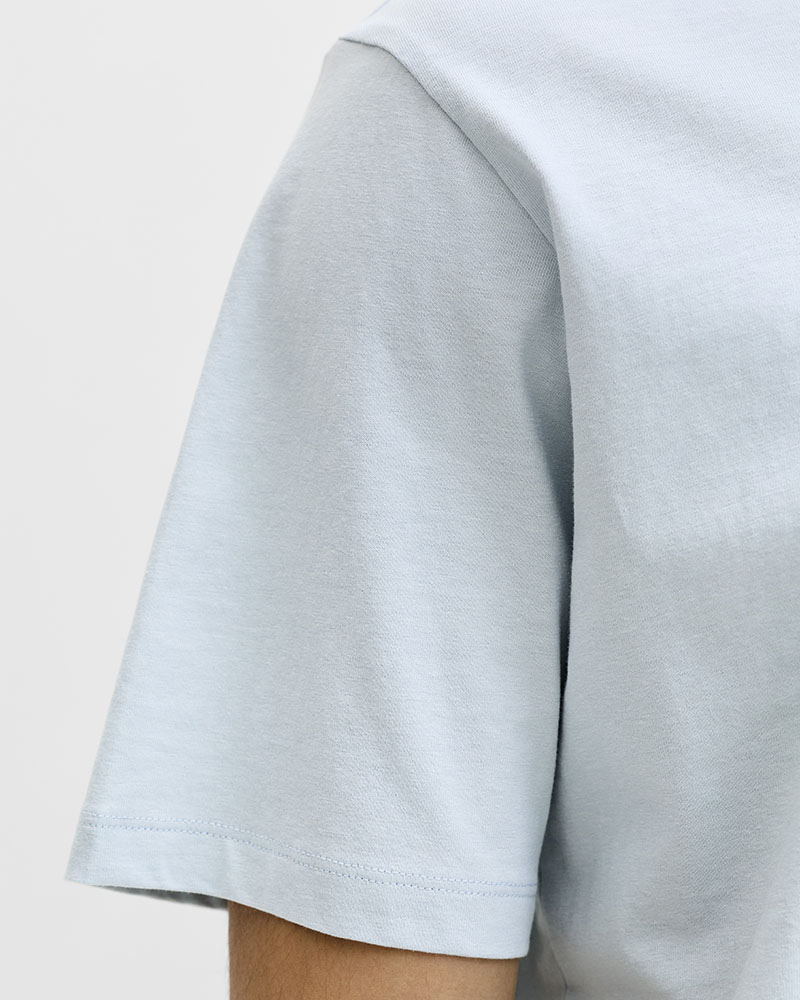 JACK & JONES JJHONOLULU SHAPE TEE SS CREW NECK LN - 12288088