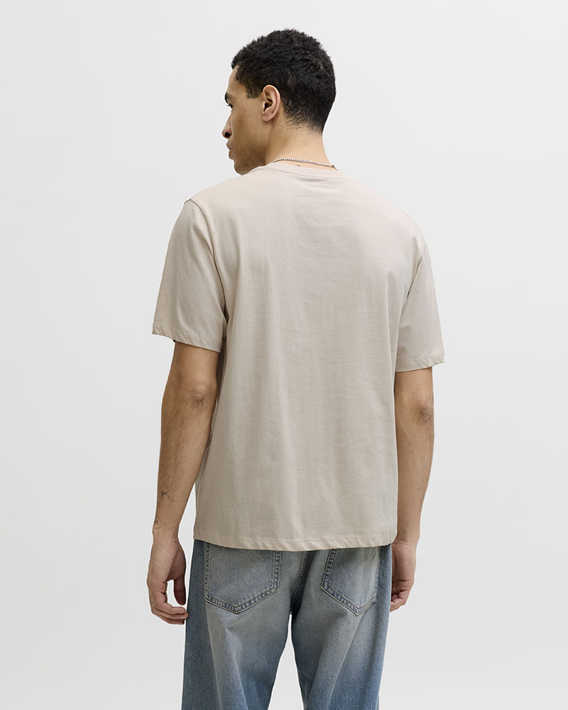 JACK & JONES JJHONOLULU SHAPE TEE SS CREW NECK LN - 12288088