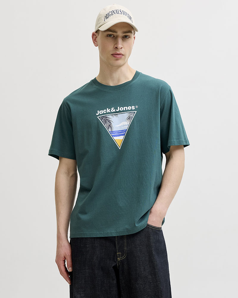 JACK & JONES JJPERRY TEE SS CREW NECK - 12288351