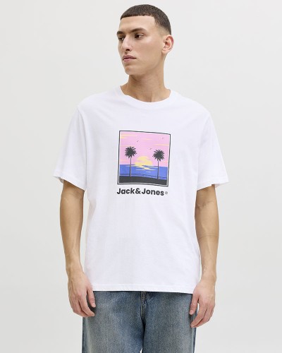 JACK & JONES JJPERRY TEE SS CREW NECK - 12288351