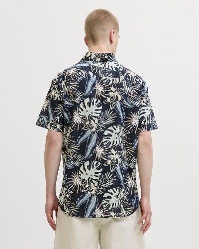 JACK & JONES JJHONOLULU AOP SHIRT SS - 12289667