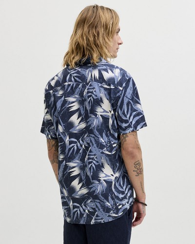 JACK & JONES JJHONOLULU AOP SHIRT SS - 12289667