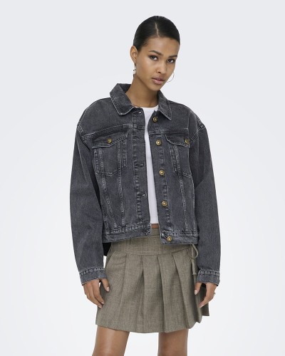 ONLY ONLHARPER LS BOXY DNM JKT SIK - 15363548