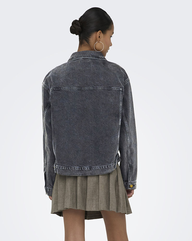 ONLY ONLHARPER LS BOXY DNM JKT SIK - 15363548