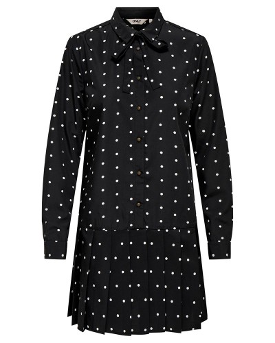 ONLY ONLMARGON L/S SHIRT TIE DRESS WVN - 15371052 ONLY ONLMARGON L/S SHIRT TIE DRESS WVN - 15371052