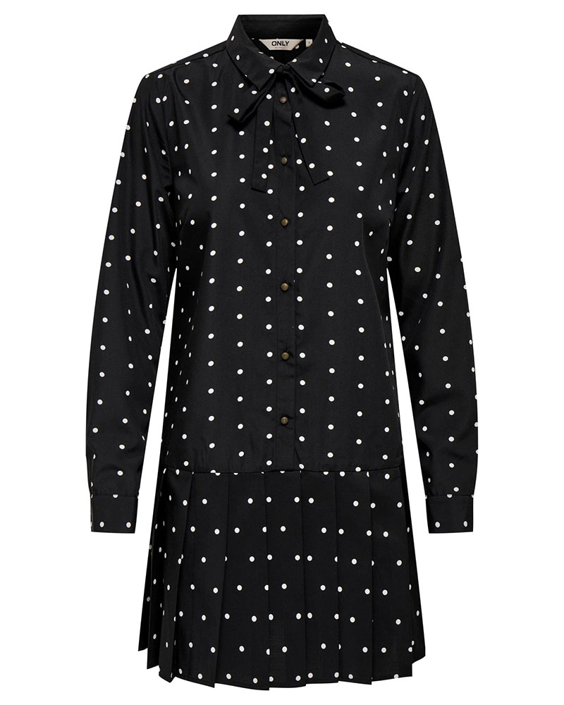 ONLY ONLMARGON L/S SHIRT TIE DRESS WVN - 15371052 ONLY ONLMARGON L/S SHIRT TIE DRESS WVN - 15371052