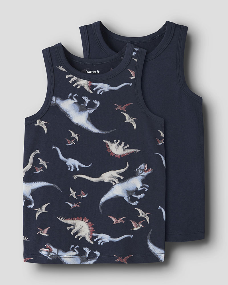 NAME IT NMMTANK TOP 2P NAVY DINO NOOS - 13255420