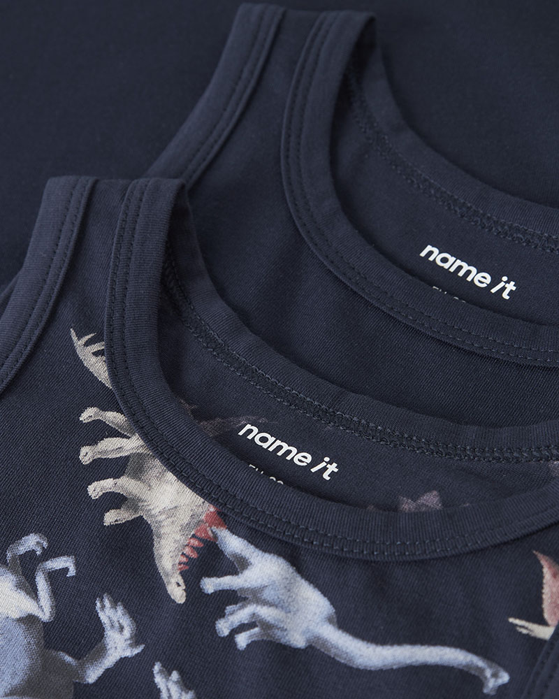 NAME IT NMMTANK TOP 2P NAVY DINO NOOS - 13255420