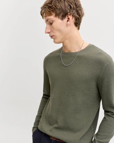 JACK & JONES JJEGEORGE KNIT CREW NECK NOOS - 12268279